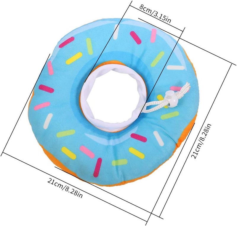 FRIUSATE Soft Cat Recovery Collar - Adjustable Donut Cone to Stop Licking, Comfortable & Lightweight for Cats & Kittens After Surgery - Image 2